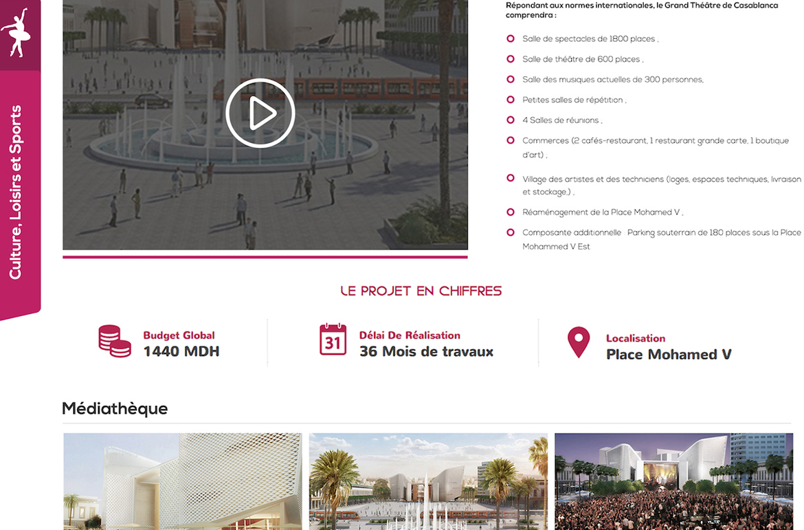 conception site web casablanca