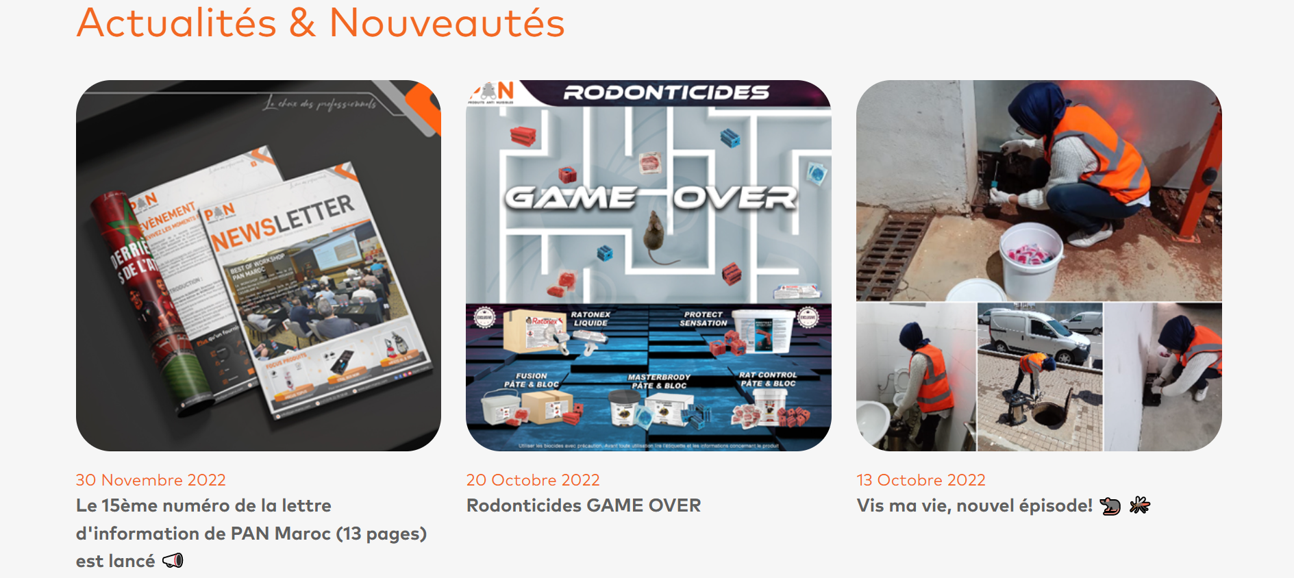 actualités